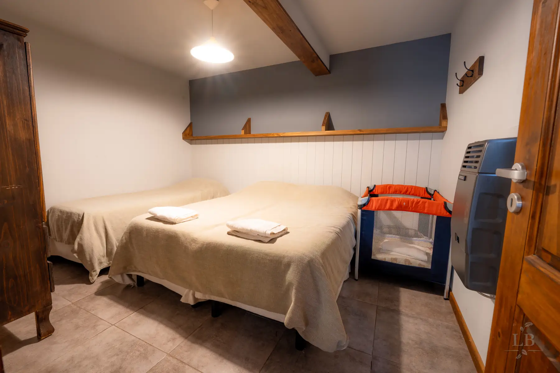 Dormitorio del departamento